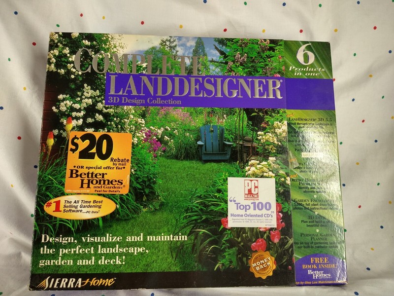 Lot (4) Boxed Vintage PC Software Home Garden Design & Publishing gallery