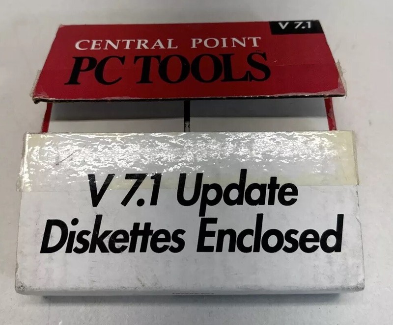 Central Point PC Tools w Update v7.1 5.25″ Floppy Disks