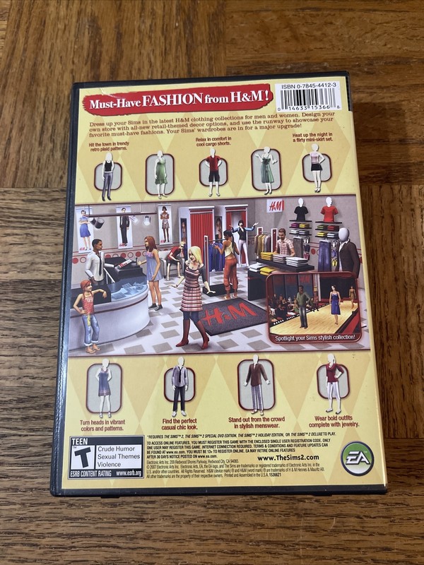 The Sims 2 H&M Fashion Stuff PC CD Rom gallery