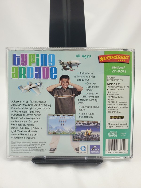 SuperStart Series Kids Learning Typing Arcade PC Windows Vista 7 8 10 Age 6-12 gallery