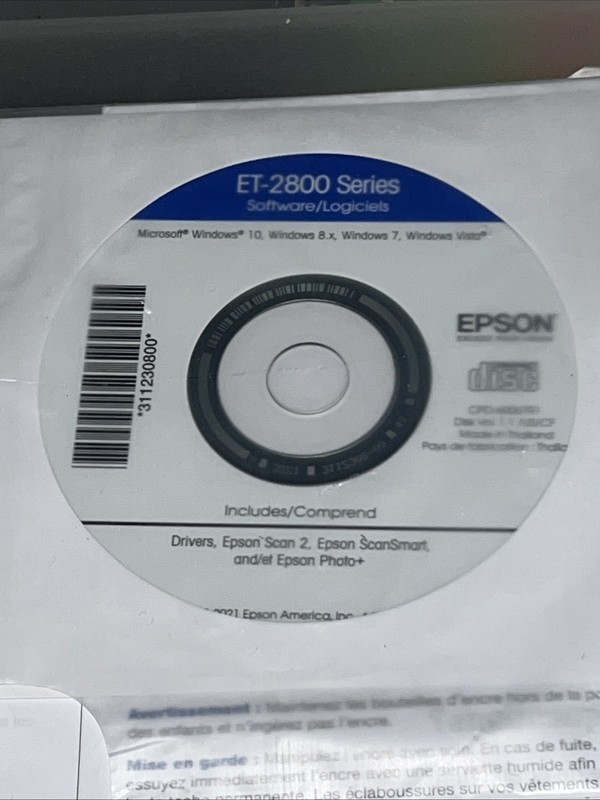 Setup CD Software for EPSON Series ET 2800 ET 2803 Software gallery