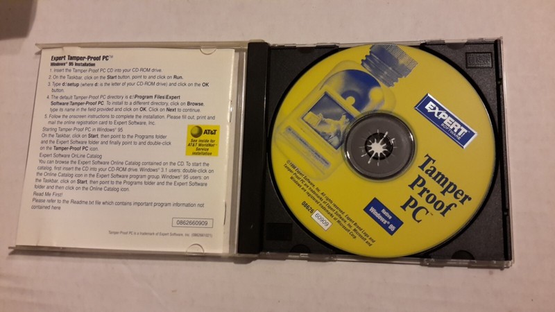 EXPERT SOFTWARE TAMPER -PROOF CD-ROM WINDOWS 95 gallery