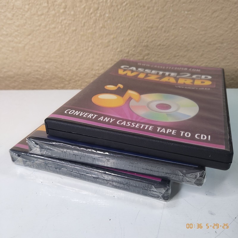 LP2CD; VHS2DVD Wizard NEW/SEALED + Cassette2CD Wizard Used - Media Conversion gallery