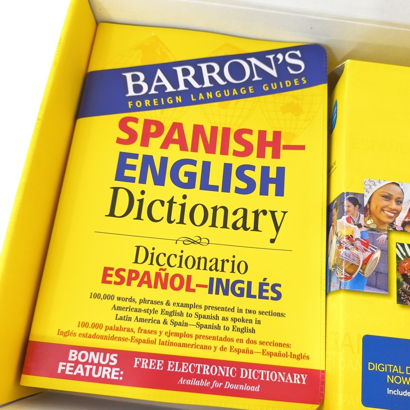 Professional Español Spanish Levels 1-5 set Barron's Dictionary Complete Stone gallery