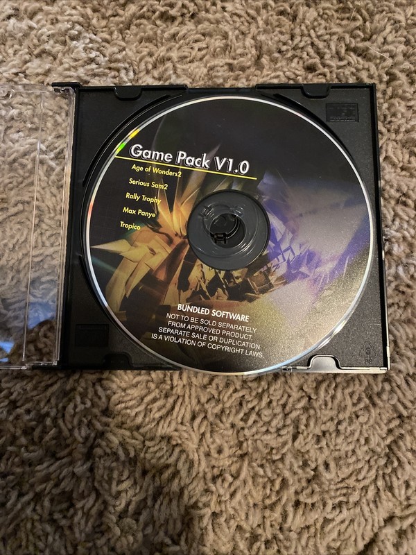 Game Pack V1.0 Five Vintage PC Game Demos, Max Payne, Tropico, Serious Sam 2…
