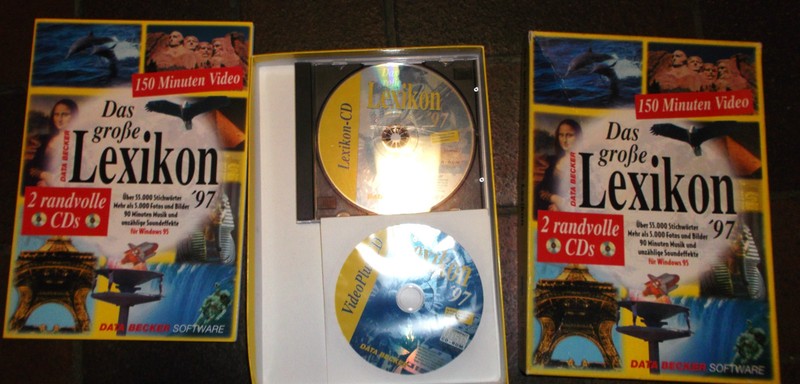 Data Becker The Great Lexicon 97 Software for Windows 95 with Manual