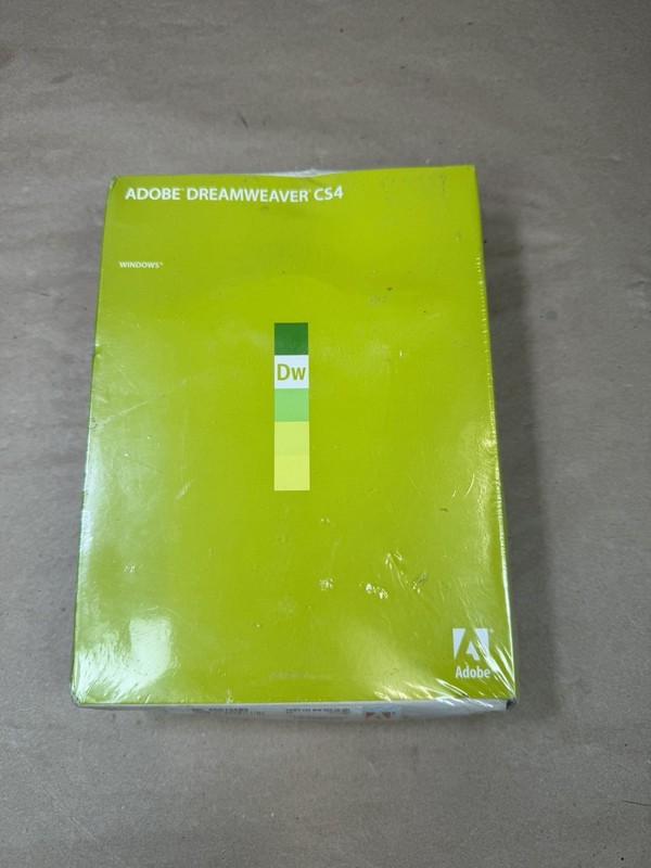 Adobe Dreamweaver CS4 Windows version Brand New Factory Sealed NIB Ships Fast!