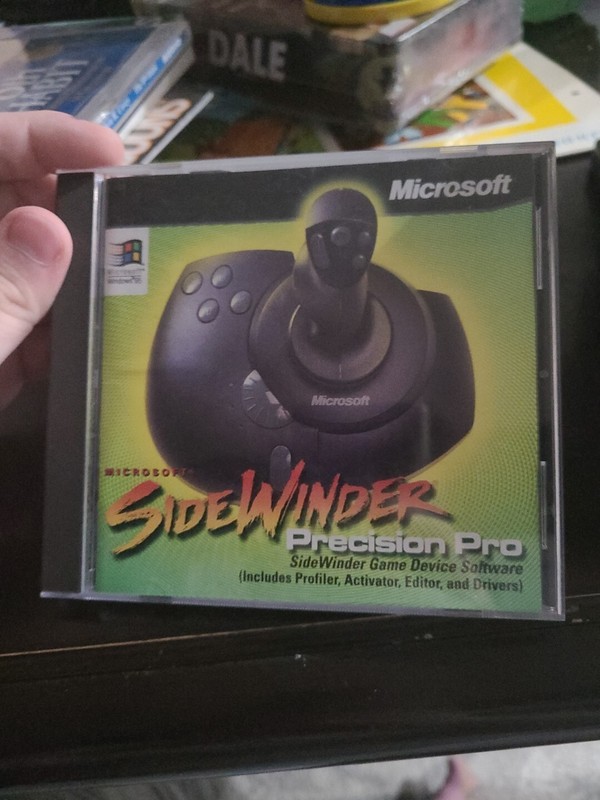 Microsoft Sidewinder Precision Pro Software CD Disk based windows FREE SHIPPING