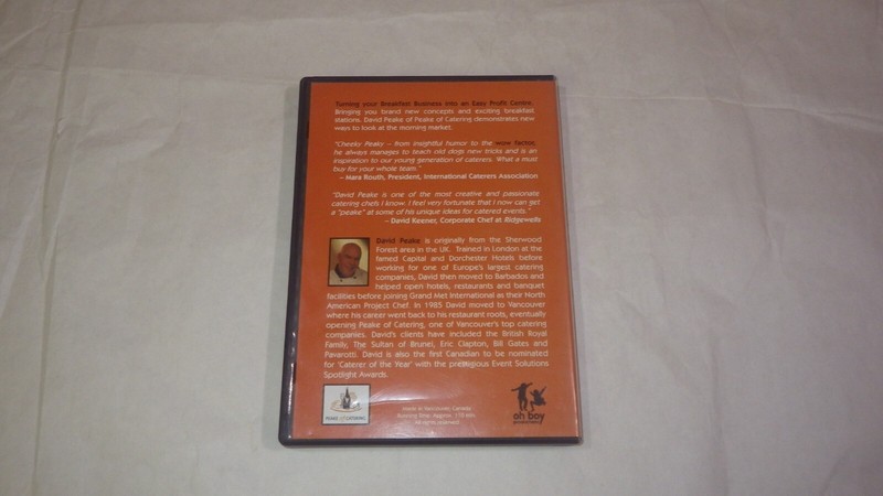 CATER SOURCE PRESENTS BREAKFAST WITH DAVID PEAKE 2 disc VOLUME 2 DVD gallery