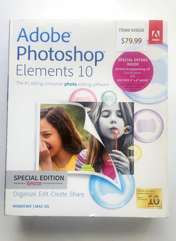 Adobe Photoshop Elements 10 Software