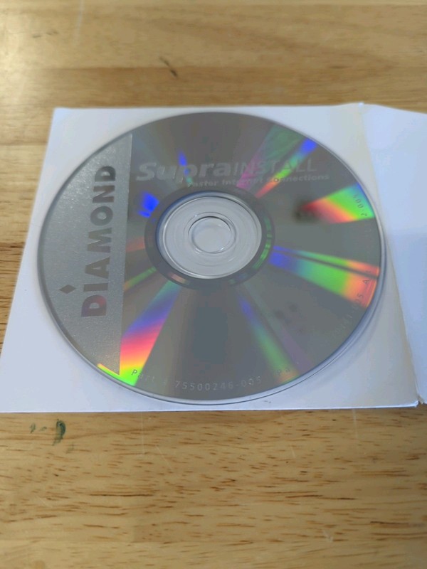 Diamond Supra Install Disc