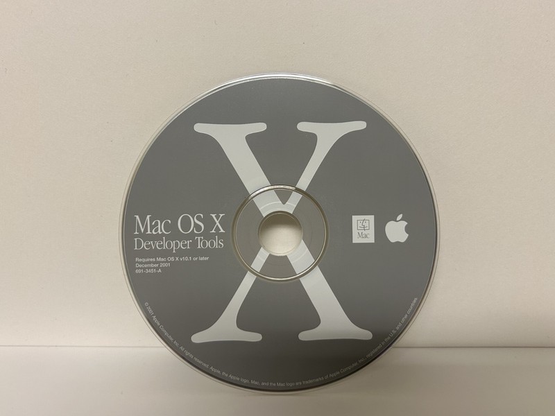 2001 Apple Mac OS X 10.1 Developer Tools – Original Installation CD – FREE SHIP