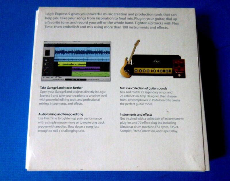 Apple Logic Express 9 Music Editing/Composing for Intel-based (Mac) CIB w/ Key gallery