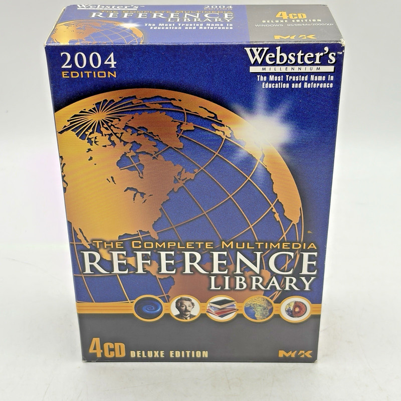 Webster’s The Complete Multimedia Reference Library – 4 CD (2004)