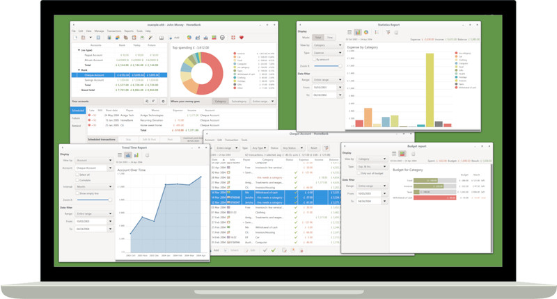 HomeBank Personal Finance software for Home and Business Accounting