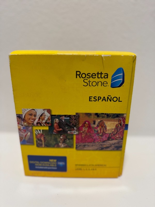 Rosetta Stone: Spanish/Espanol •Level 1-5 Set -CD-ROM w/ earphones – Act Code-FS