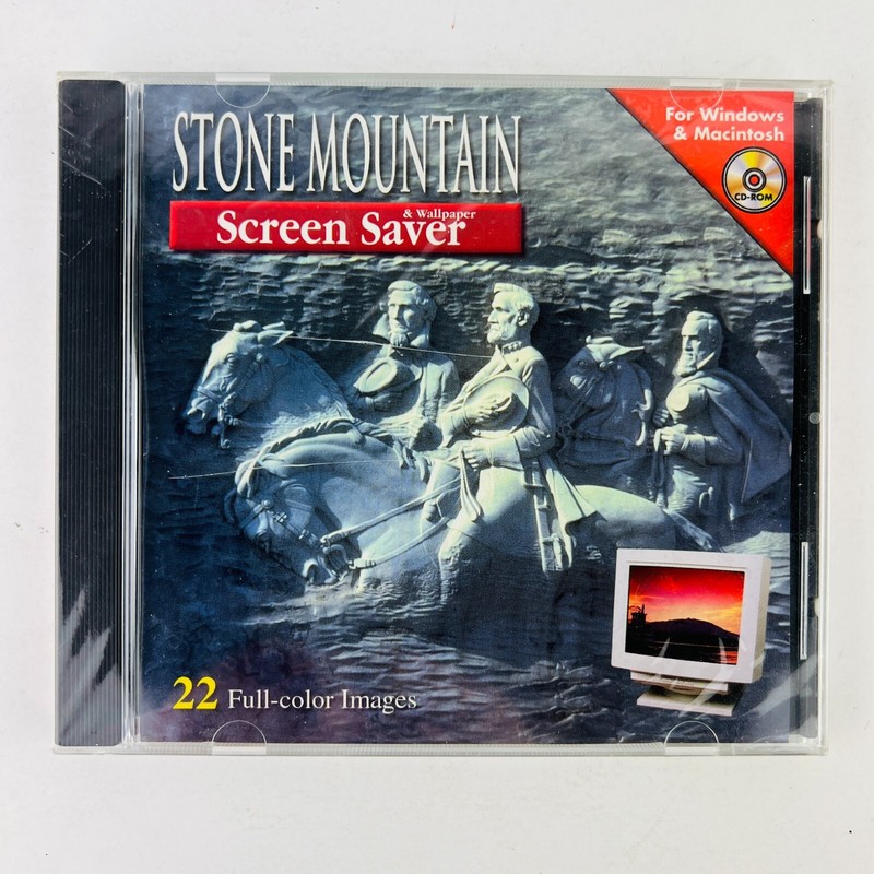 Stone Mountain Screen Saver & WallPaper PC CD ROM Software New Factory Sealed
