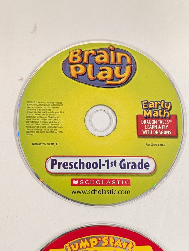 4 Loose Kindergarten Learning PC CD-ROMs | Jumpstart Reader Rabbit Reading Math gallery