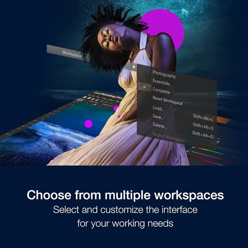 Corel PaintShop Pro 2023 Ultimate Powerful Photo Editing & Graphic Design Soft gallery