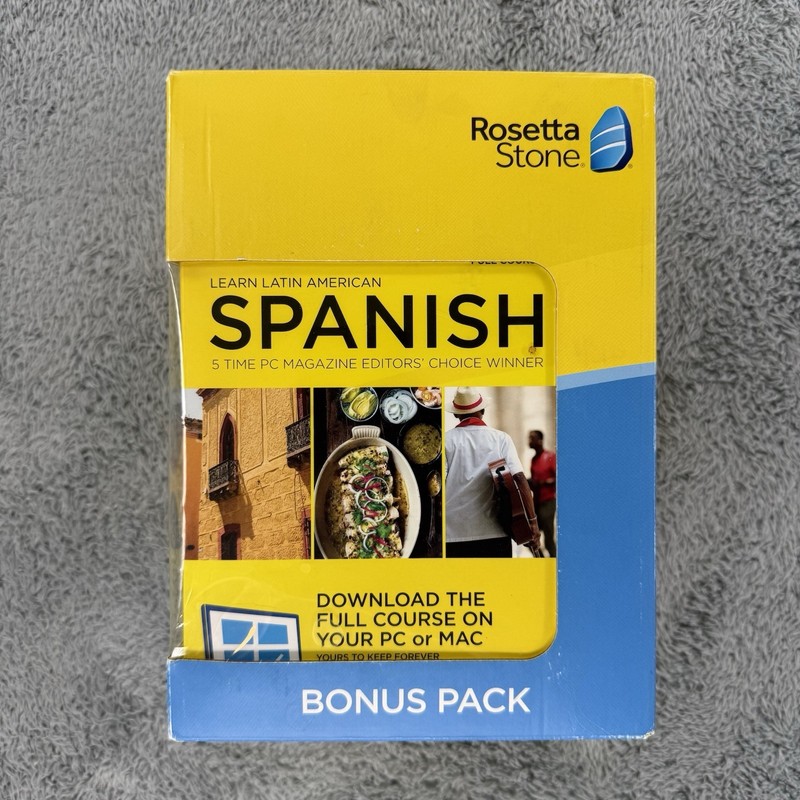 Rosetta Stone Learn Spanish Latin America Lifetime Bonus Pack gallery