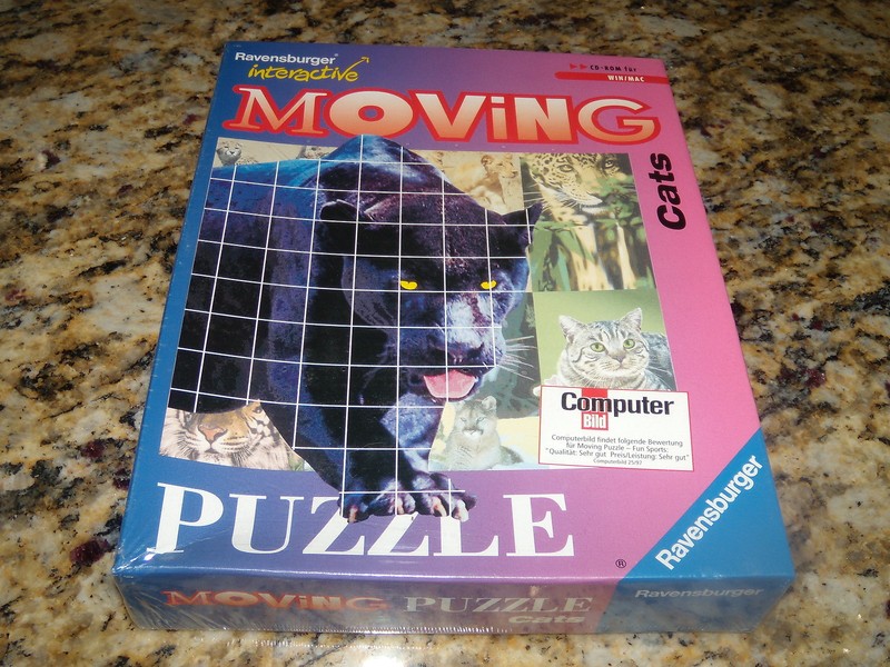 Moving Cats Puzzle (PC, 1998) New and Sealed in box