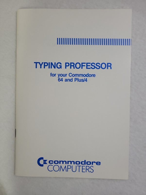 C64 Typing Professor - Commodore 64 5.25 Disk, Plus/4 & C-16 Tapes - Complete gallery