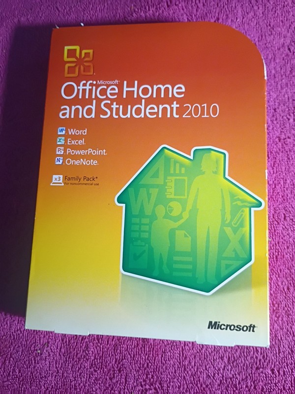 Microsoft Office Home & Student 2010 Software Suite DVD Family Pack for Windows