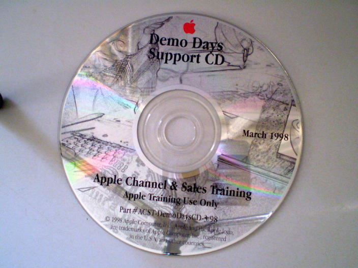 Apple Demo Days Support CD – March 1998