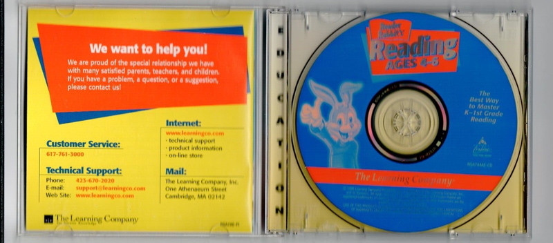 READER RABBIT'S READING Ages 4-6 CD-ROM / The Learning Company gallery