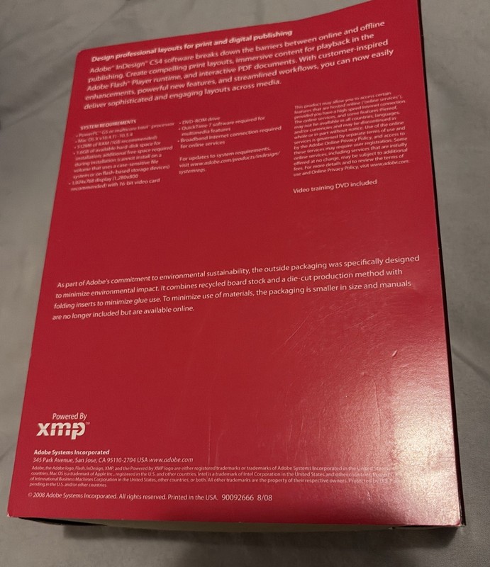Adobe Indesign CS4 Mac OS Full Retail Version with Serial Number gallery