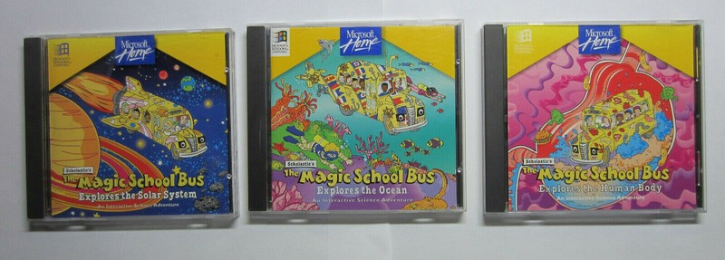 Scholastic The Magic School Blus Explores Series Microsoft Home 1994 -1995