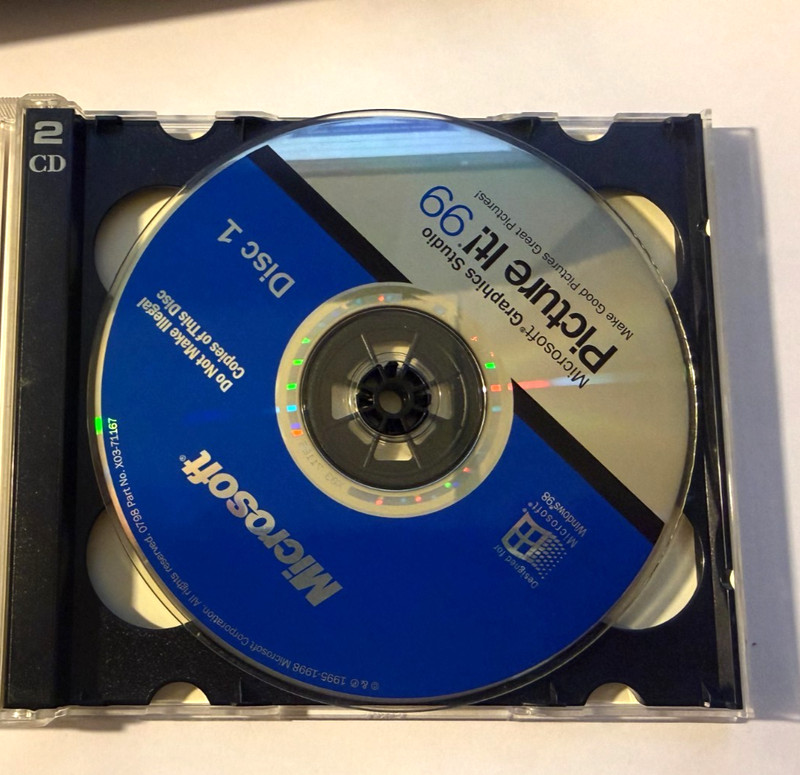 Microsoft Picture It! 99 Graphics Studio 2 CD Set Windows 98 Photo Editing Softw gallery
