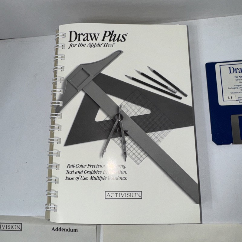 Paint Write Draw with the Apple IIGS 3.5 Media Activision 3.5" Disk 512K gallery