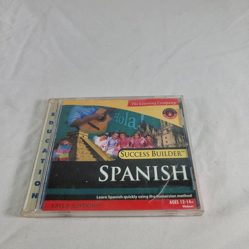 The Learning Company Success Builder SPANISH PC CD ROM Free Ship !
