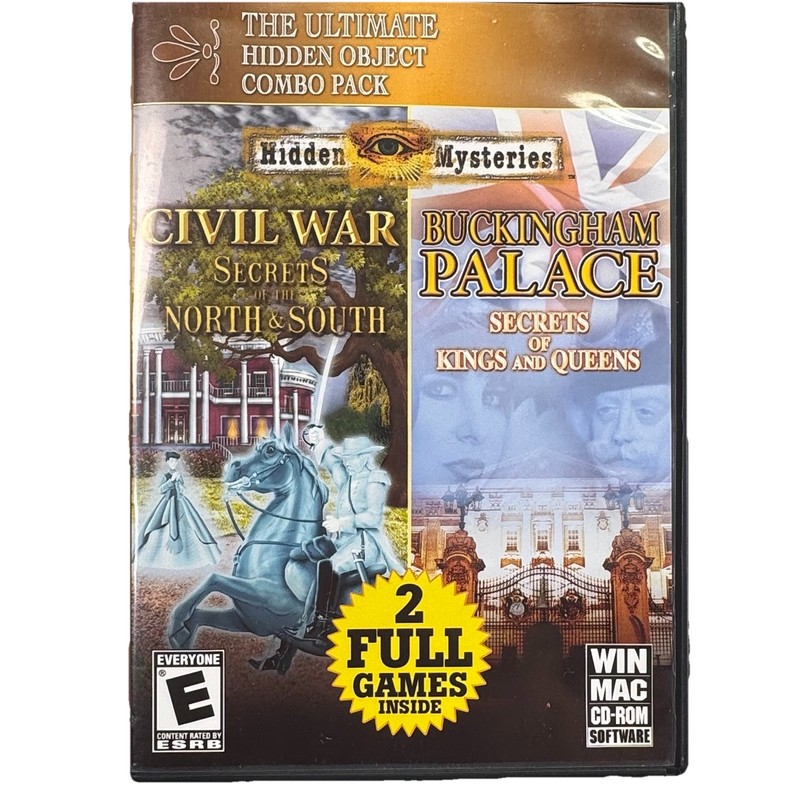 Hidden Mysteries: Civil War & Buckingham Palace (PC CD, 2010) Windows Mac Tested