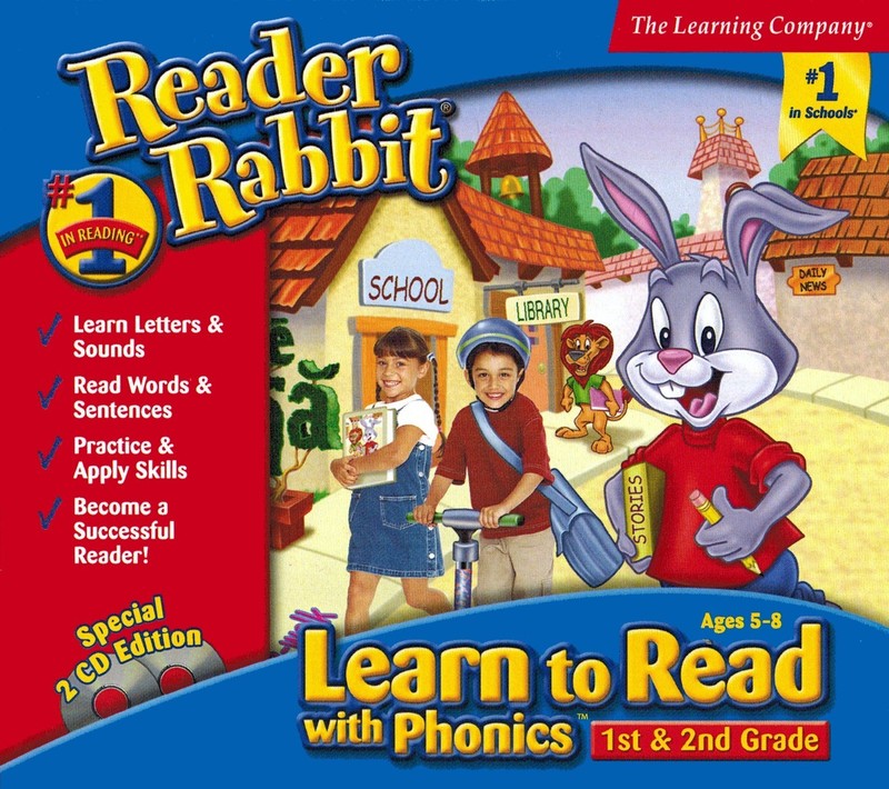 Reader Rabbit Learn to Read Phonics 1st – 2nd Ages 5-8 Learning Company Sealed