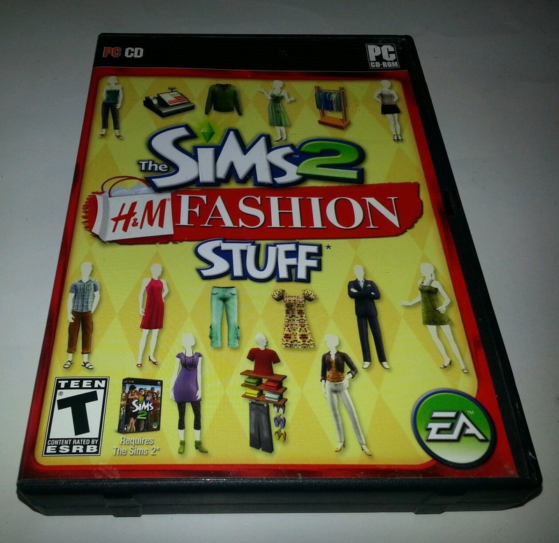 Electronic Arts The Sims 2 H&M Fashion Stuff “NEAR MINT DISC” Complete