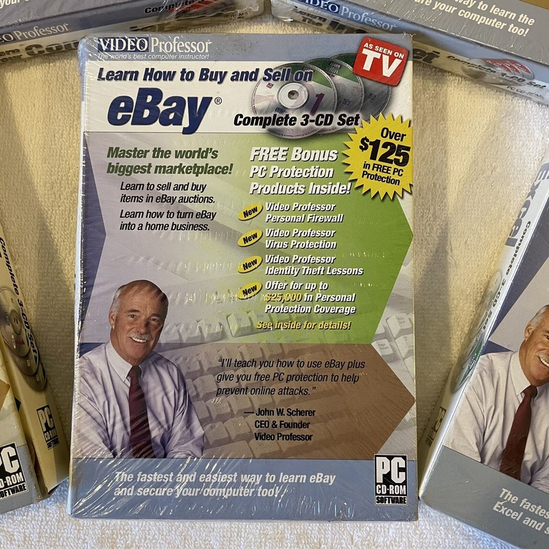 Video Professor Lot of 5 3-CD Sets PC Learn Windows Excel Computer Internet eBay gallery