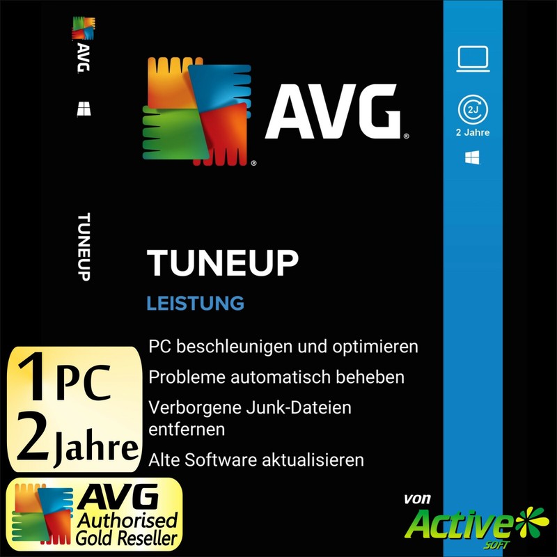 TuneUp Utilities 2023 1 PC 2 Jahre Vollversion AVG TuneUp LEISTUNG 2024 DE NEU gallery