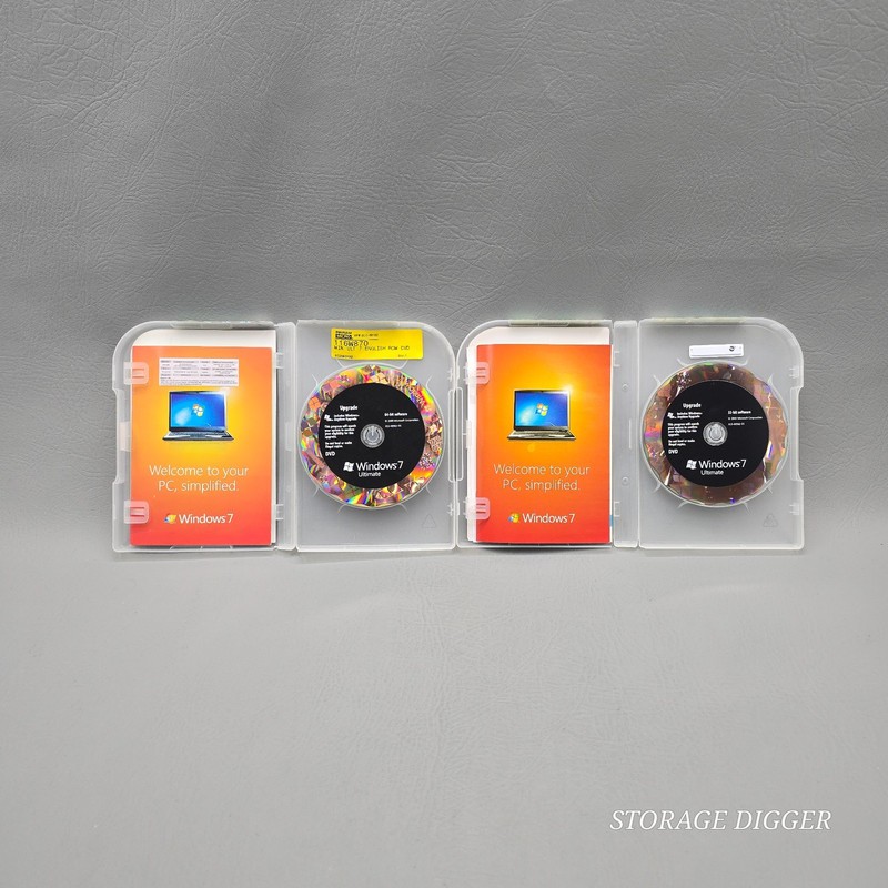 2009 Microsoft Windows 7 Ultimate Upgrade 32 Bit and 64 Bit English DVDs