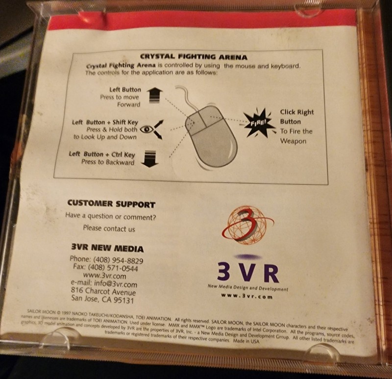 Sailro Moon Vintage 1979 Rare 3d Adventure Cd Shipped From U.S.A gallery