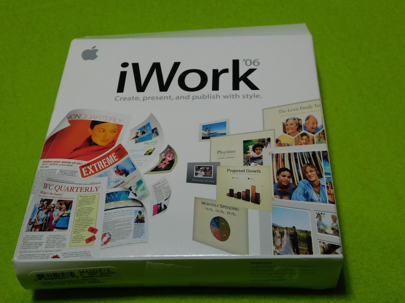 iWork 06 CD Plus 2 Booklets and More, Includes Orig. Box and Codes. Untested gallery