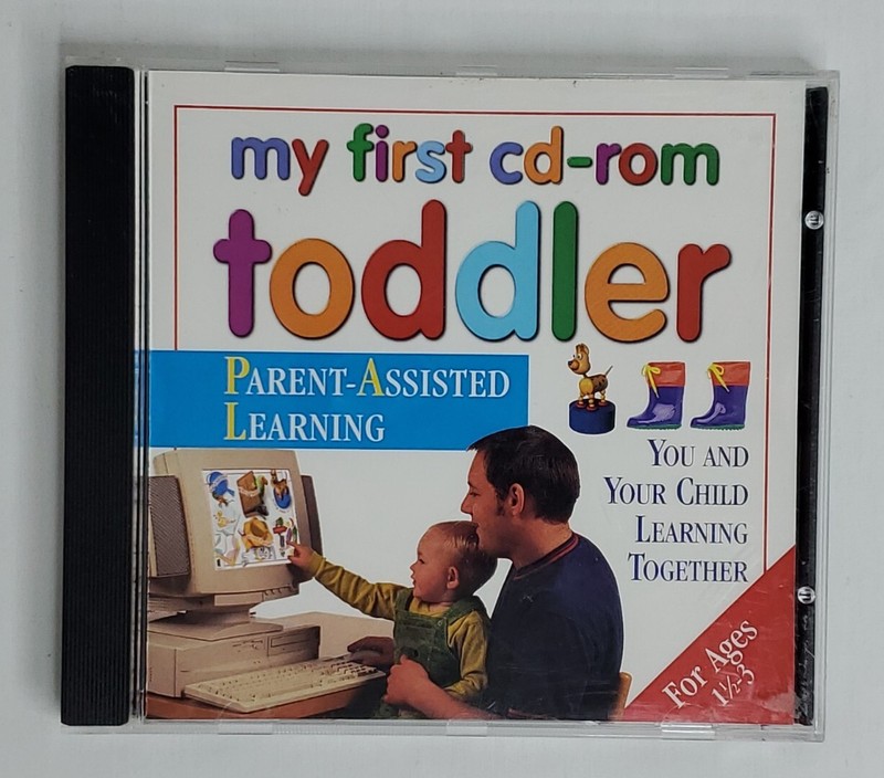 My First CD Rom Toddler Parent Assited Learning CD Rom Disc Age 1.5-3