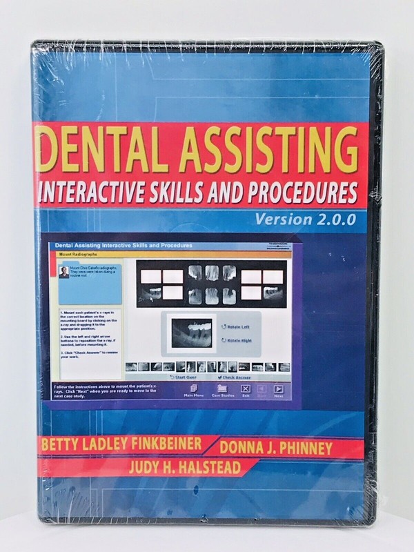 New Dental Assisting Interactive Skills Procedures CD-Rom Ver 2.0 Windows