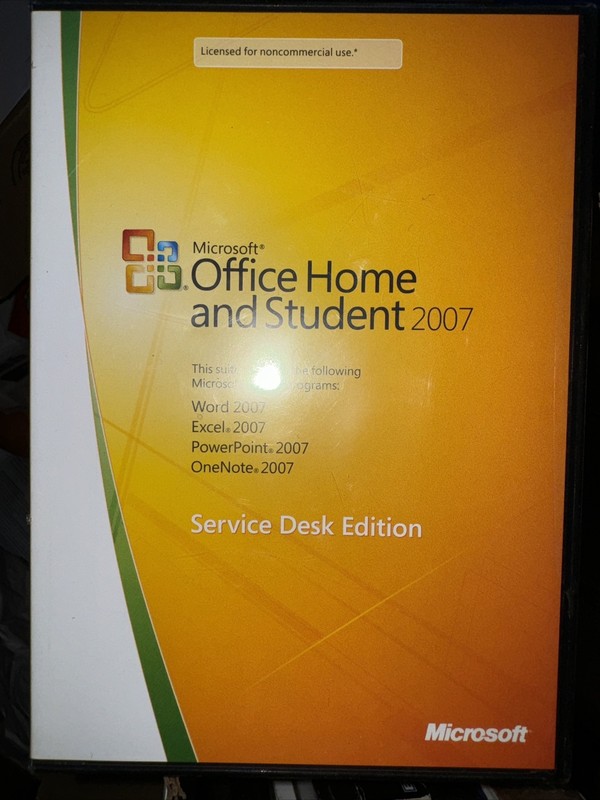 Microsoft Office Home And Student 2007- Service Desk Edition