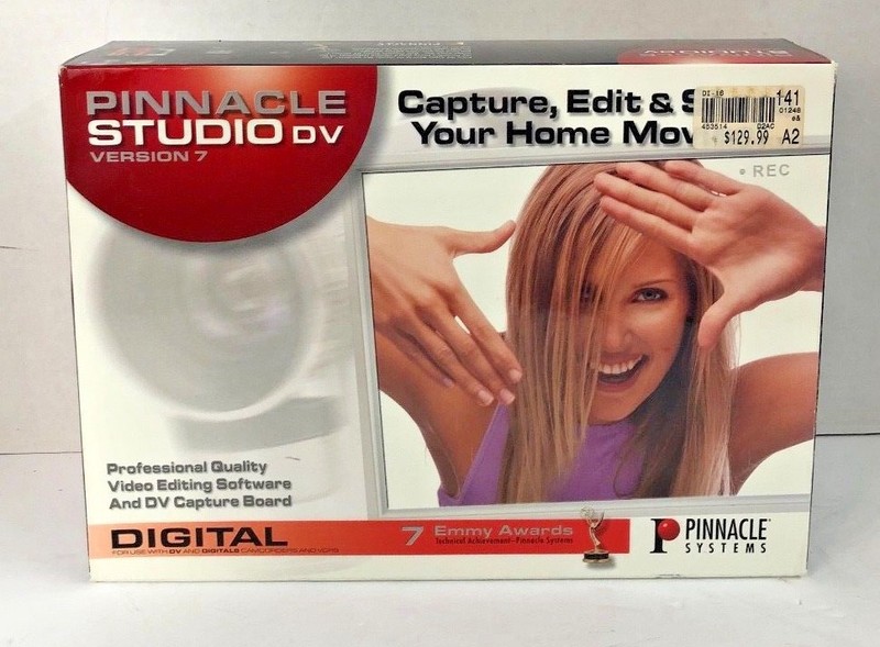Pinnacle Studio Version 7 Digital Imaging Software Professional Movie Making NEW