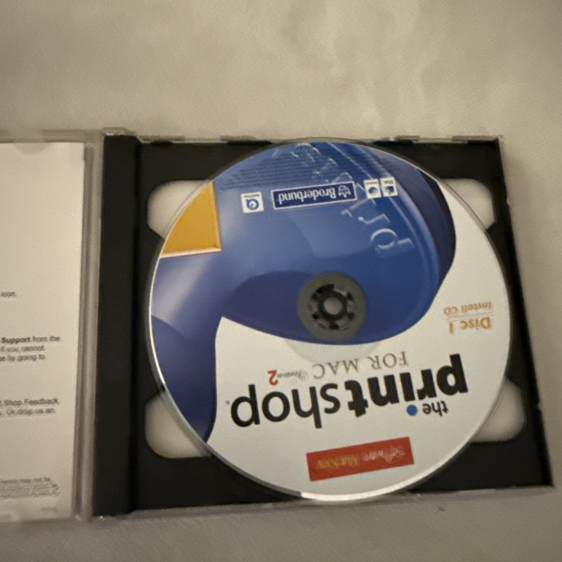 Broderbund The Print Shop for Mac Version 2 Software Mackiev Mac OS X Edition gallery