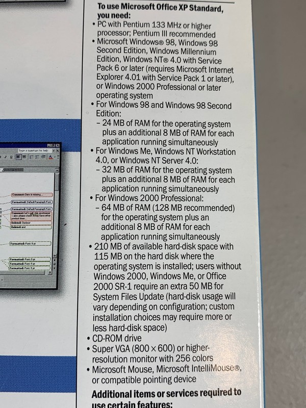Microsoft Office 2002 XP Standard Upgrade w/ CD & Product Key Guide Word Excel gallery