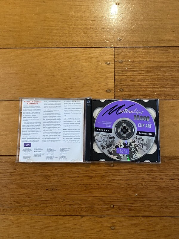 Masterclips 35,000 Premium Art Collection 2 Disc PC Software ULTRA RARE CLIP ART gallery