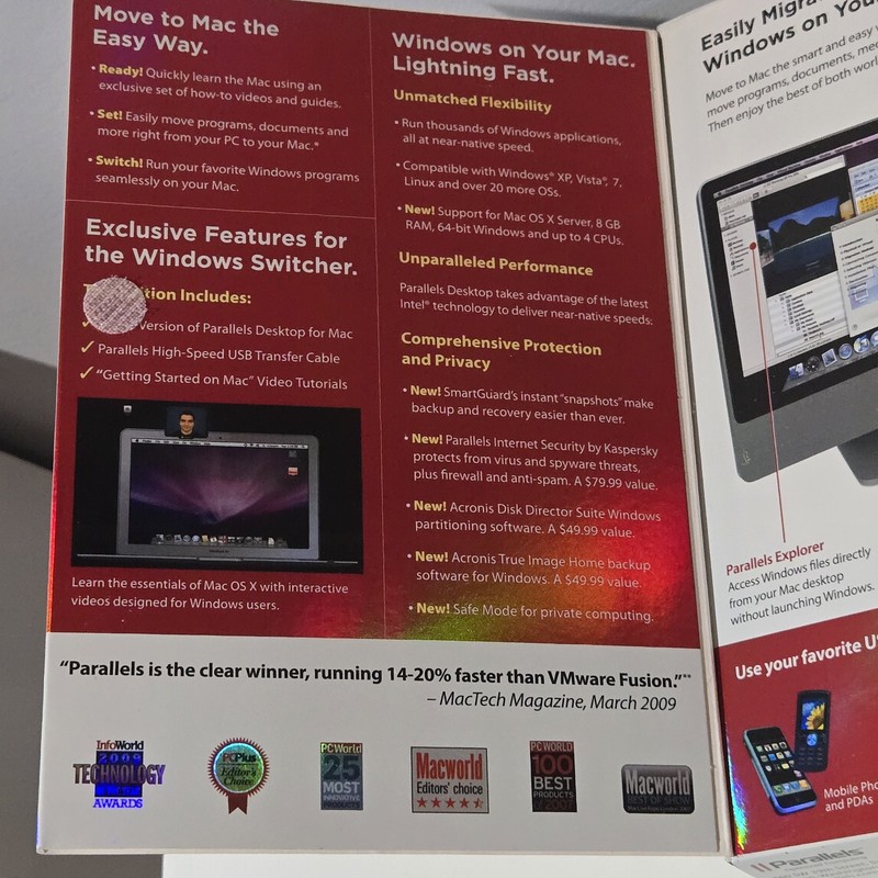NIB Parallels Desktop Switch To Mac Edition Without Rebooting gallery